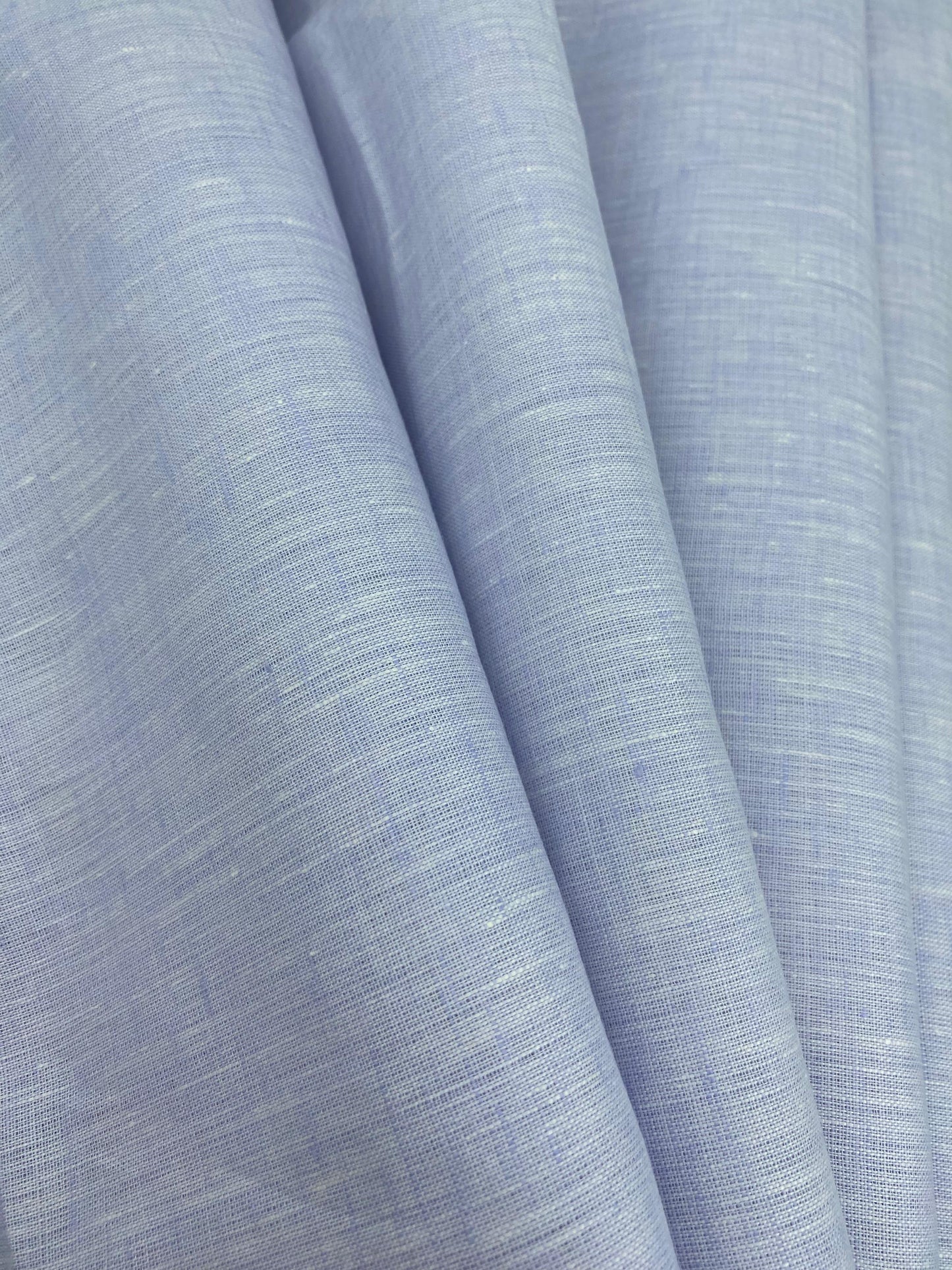 Lavender White Solid Colour - Dyed Premium Linen Fabric OL- 032