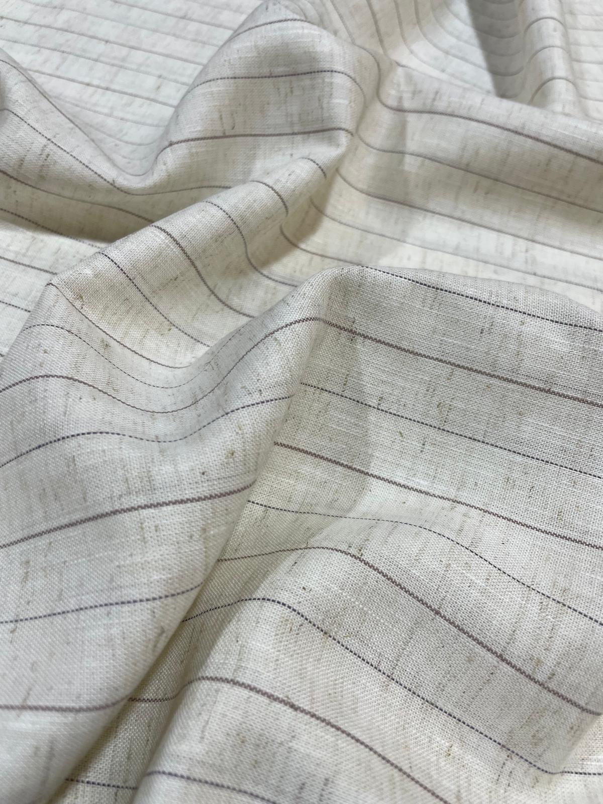 Cream -Multicolor (80's) Korean Linen Fabric BC-LW-KL-530192