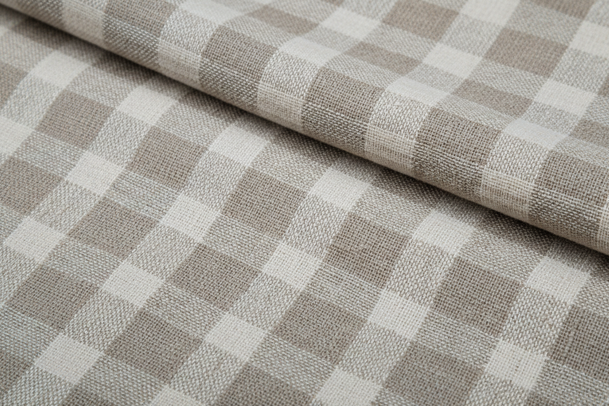 Checked Linen Pattern Linen Checks – ESS FOUR FABRICS