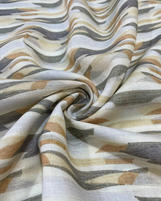 Brush stock Abstract- Korean Linen Fabric BC/MG-KL-250173