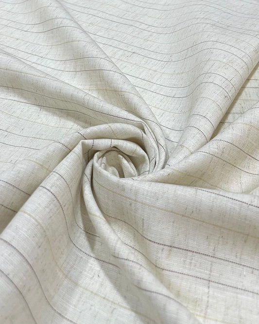 Cream -Multicolor (80's)Korean Linen Fabric BC-LW-KL-530196