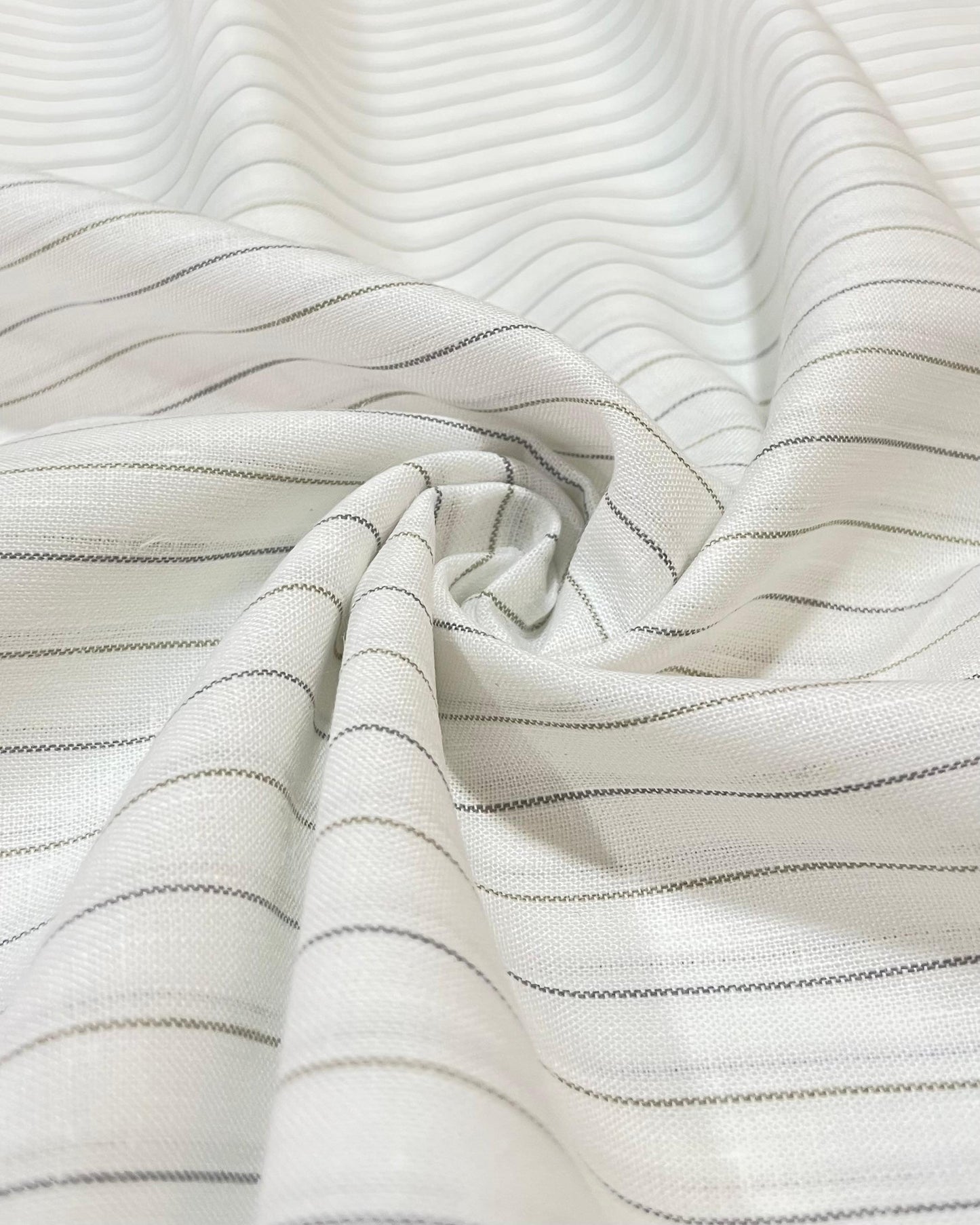 White- Multicolor  (80's)- Korean Linen Fabric BC-LY-KL-540130