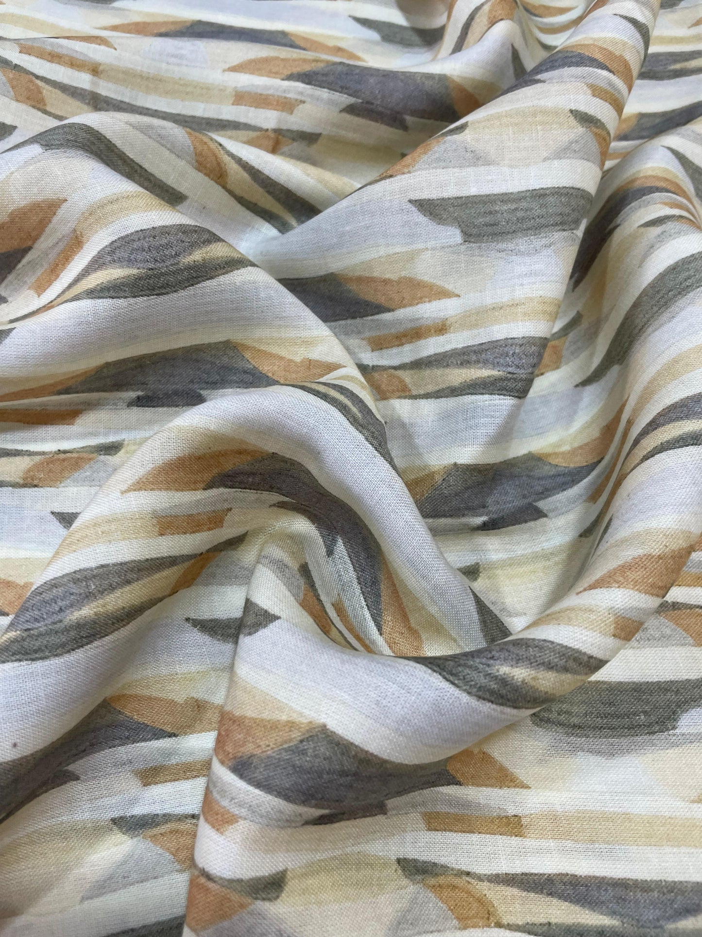 Brush stock Abstract- Korean Linen Fabric BC/MG-KL-250173