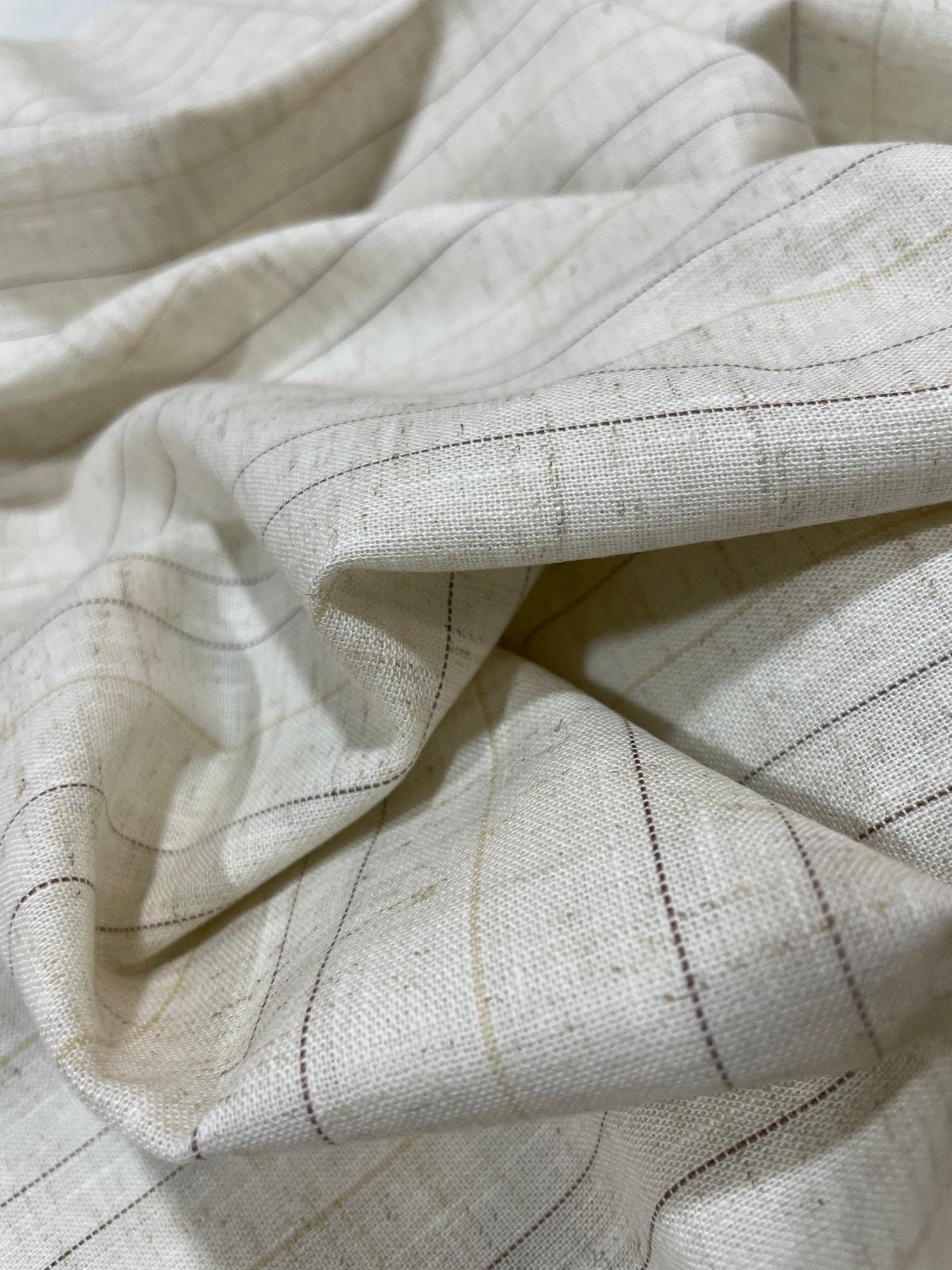 Cream -Multicolor (80's)Korean Linen Fabric BC-LW-KL-530196
