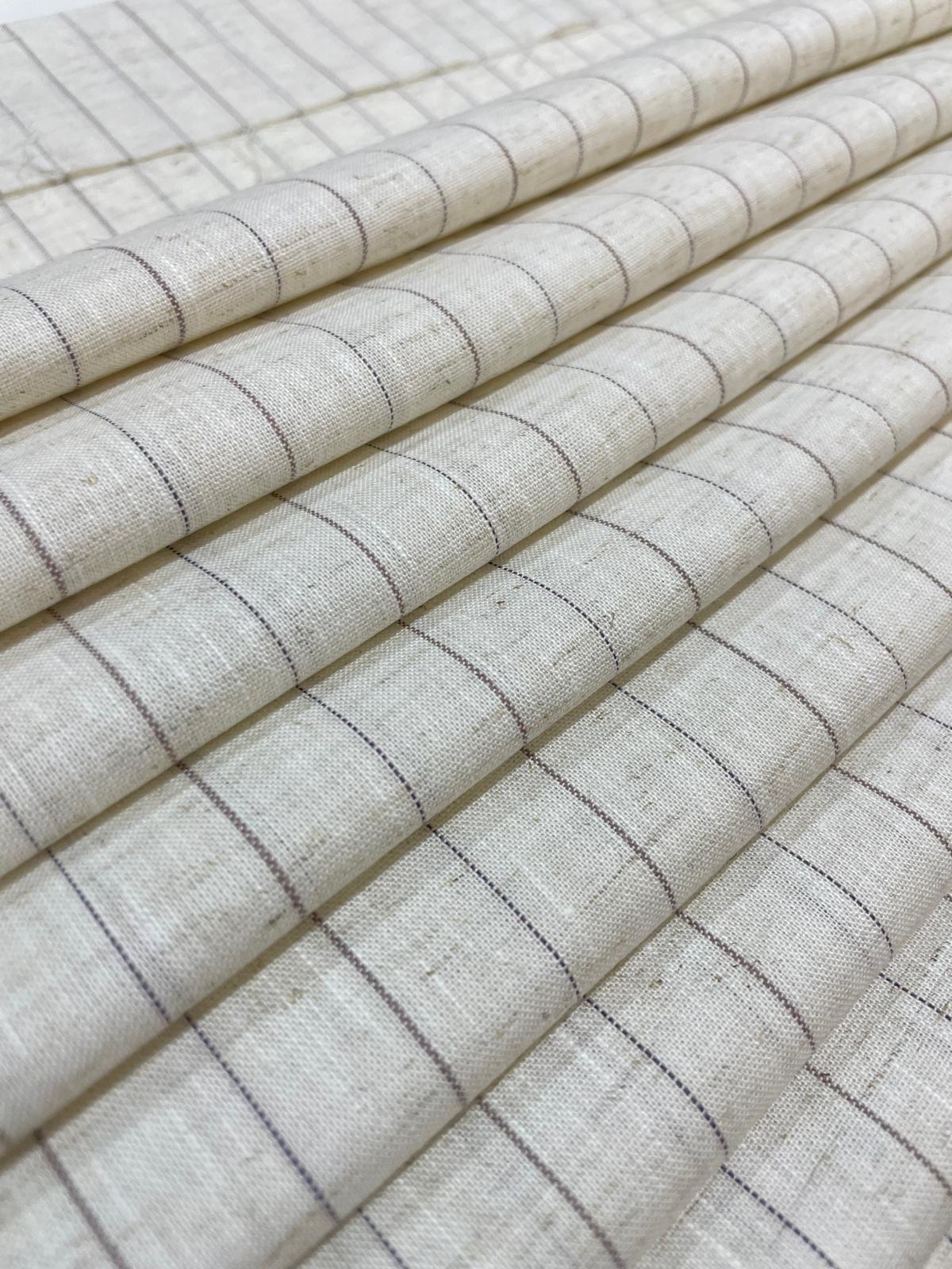 Cream -Multicolor (80's) Korean Linen Fabric BC-LW-KL-530192